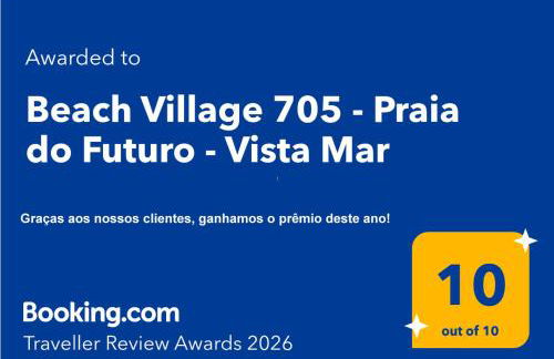 Beach Village 705 - Praia do Futuro - Vista Mar - Foto 17