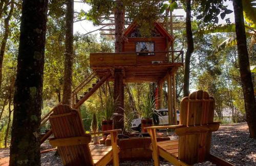 Casa na árvore com banheira, piscina, trilha, cavalo - Foto 13