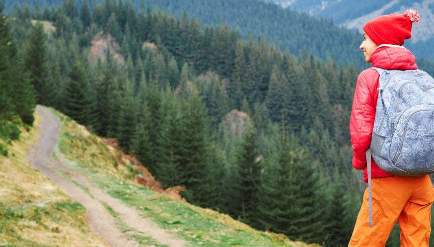 Hiking in the Alerce Andino National Park