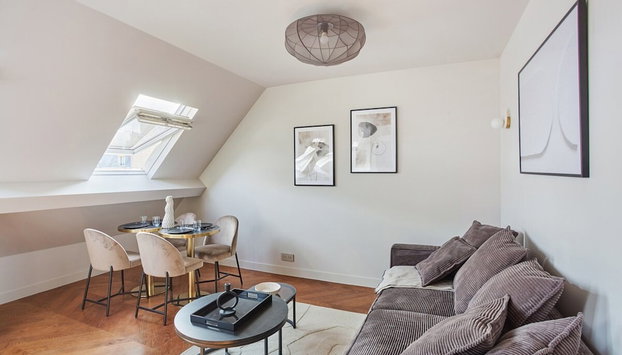 New Apartment Center of Paris/le Marais - Foto 4, Zona de estar