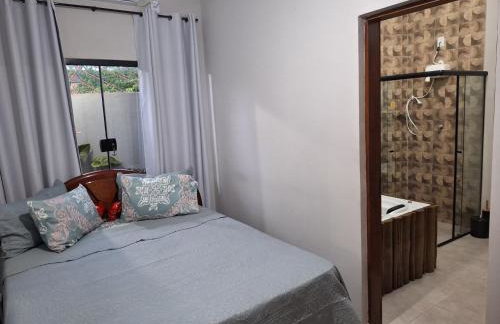 5 pessoas-praia-jacuzzi-Ar em cada quarto -Wi-Fi-estacionamento Residencial Raio de Sol - Foto 18