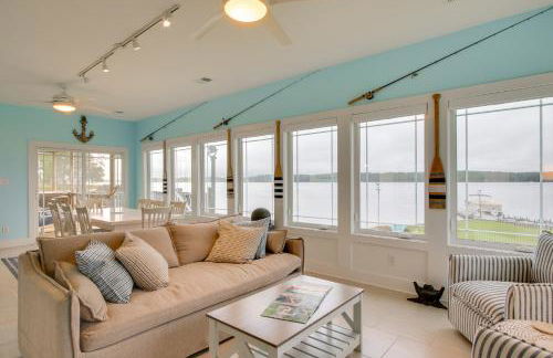 Lakefront Home with Hot Tub and Dock in Cross Hill! - Foto 16