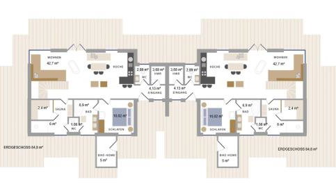Reetdorf Geltinger Birk Malerhaus Eichenwald - Foto 5