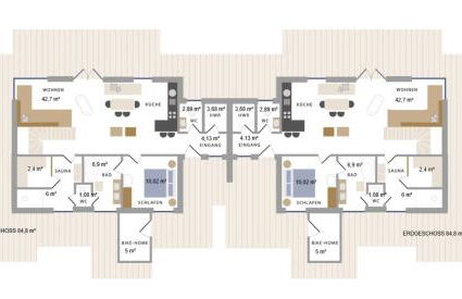 Reetdorf Geltinger Birk Malerhaus Wollgras - Foto 7