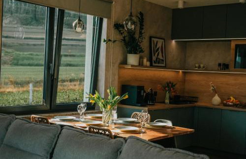 W Sercu Kotliny - luksusowe wille 8 osobowe z balią opalaną drewnem i widokiem na góry - Foto 43