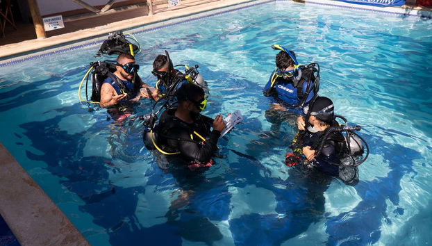 Training in the pool