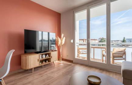 Le Jean Moulin T2 air-conditioned private parking balcony - Foto 34