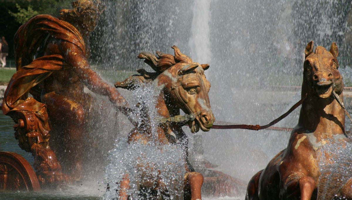 Detalle de las fuentes de Versalles