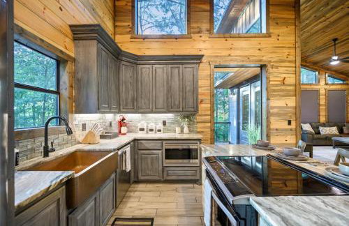 Romantic 1BR Cabin in Broken Bow HotTub, FirePit - Foto 17