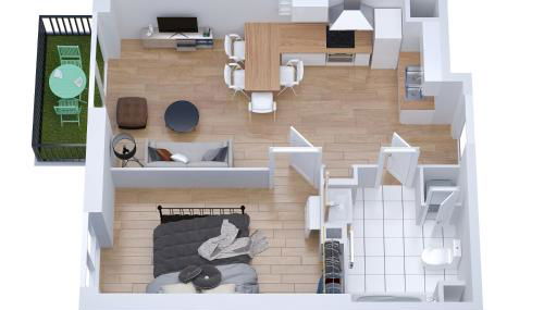 The Sunshine- Appart cosy proche Paris-Disney avec Parking privé dans résidence - Foto 3