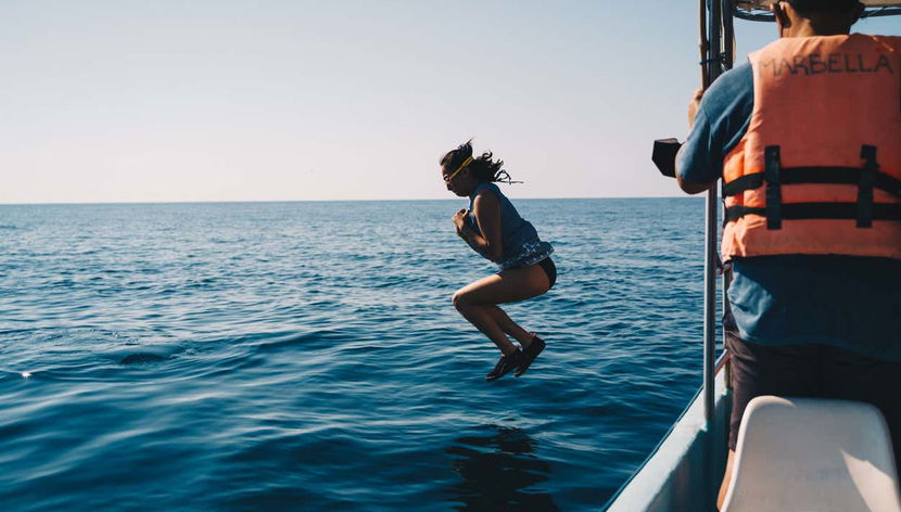 Un tuffo rinfrescante