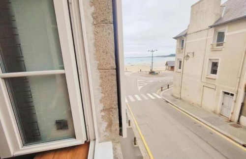 MRODBNB - Appart Neuf - Aperçu Mer - 25m Plage & Resto - Ciné - cheminée - Popcorn - Foto 14