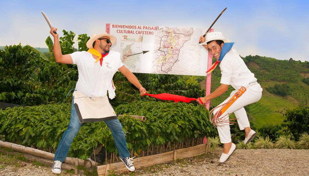 Habillés comme des locaux à la Finca Recuca