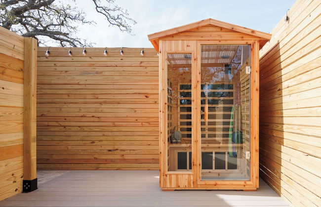 Secluded Luxury Couples cabin Sauna Pool - Foto 39