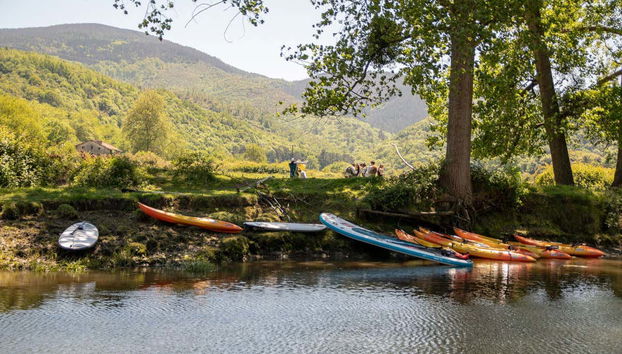 Desfrutando de um descanso