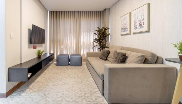 Lindo Moderno Apartamento De 2 Quartos Em Gramado - Foto 4, Zimmer