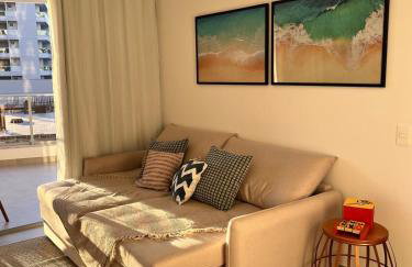 Apartamento NOvo na Praia do Morro Temporada Wi-Fi, Vista Mar, garagem, varanda grande - Foto 6