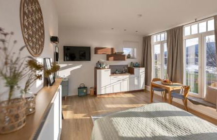 MAINTERRASSE Boardinghouse am Fluss klimatisierte Apartments mit 80qm Terrasse - Foto 3