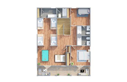 Luxury Beach House Glow in dark golf Game Room - Foto 63