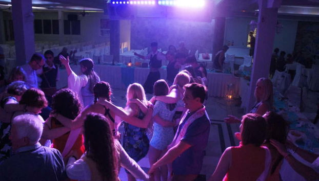 Dancing to the sound of Greek music