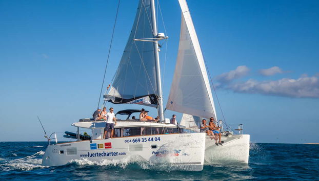 Disfrutando de la navegación por el Atlántico