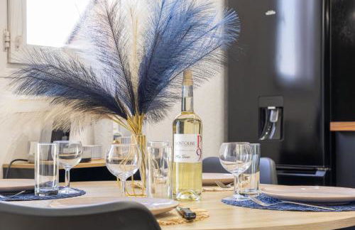 T2 MODERNE VUE MER LES SABLETTES CLIM- WiFi- PARKING - Foto 15