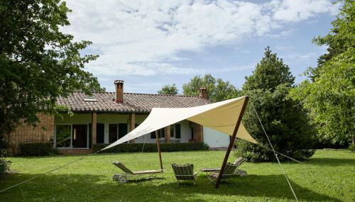 Casa Mancini Monticiano - Holiday Villa - Foto 4, Garden, sunbed, Garden view