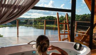 Cabana Água - Cabanas Recanto do Lago - Foto 5