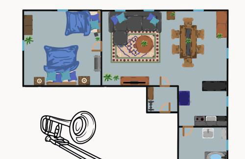 Trompeten-, Posaunen- & Tuba-Appartment in Stolpen - Foto 2