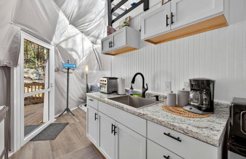 Glamping dome w fire pit & BBQ stargazing - Foto 14