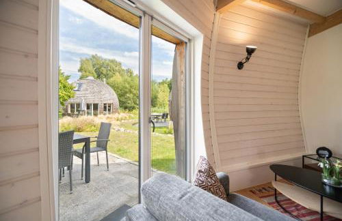 Kugelhaus Phoebe Charmantes Kugelhaus aus Holz am Waldrand des Tollensesees - Foto 8