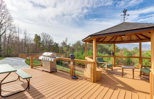 Mountain View and Fire Pit Modern Copperhill Home - Foto 27