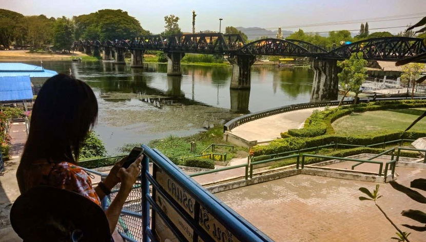 Fotografiando el puente del río Kwai
