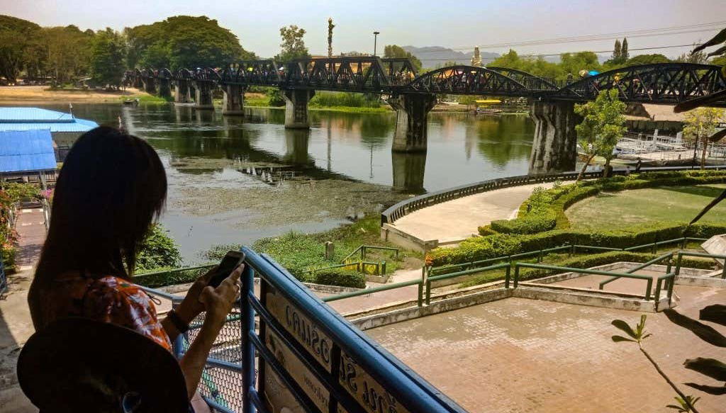 Photographiez le pont de la rivière Kwai