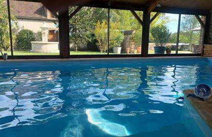 La Fontaine du Perche - Home Cinéma, Sauna, SPA, piscine intérieure chauffée jusqu'à fin novembre - Foto 26