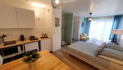 Studio fonctionnel au calme avec garage individuel et balcon - Photo 2