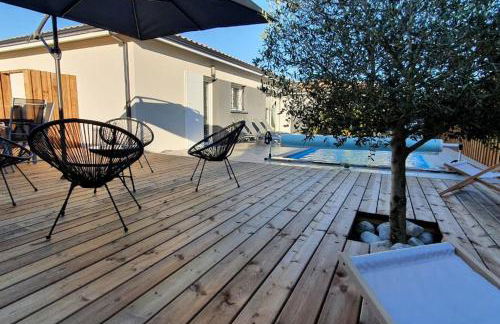 Climatisation, Piscine chauffée, Pétanque, Calme sur le Bassin d'Arcachon - Photo 5