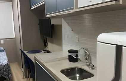 Lindo Studio em frente a praia - Foto 14