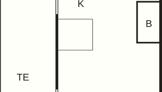 4 Person Holiday Home in Knebel - Foto 3, Plano