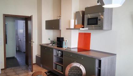 Zur Eiche - Ferienwohnung - Foto 4, stove, dishwasher, minibar