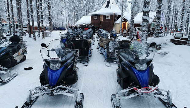 Découvrez une Safari en Motoneige de 3 Heures en Laponie (70 km) - Photo 5