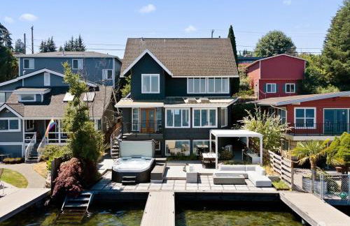 Lakefront Retreat on Lake Washington with Hot Tub Private Dock and Views - Foto 6