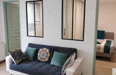 M2 Appart 3 chambres 5 min metro - PARC EXPO - Foto 5