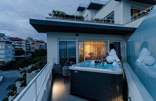 Beach front apt Maal, private spa & parking - Foto 16
