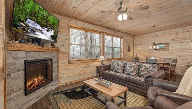 Dreamy Bear Lodge in Gatlinburg - Foto 5, Habitación