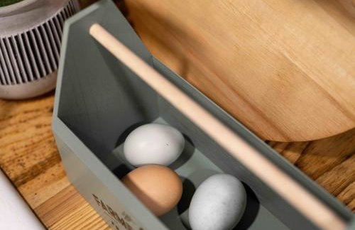 Rustic Cabin Retreat - Cozy Stove & Fresh Eggs - Foto 13
