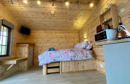 Beautiful Wooden tiny house, Glamping cabin with hot tub 2 - Foto 29