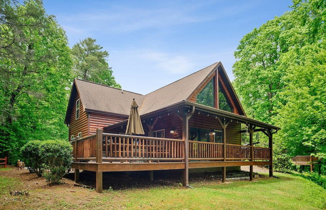 Tree Top Lodge - Gorgeous Lake Cabin With Hot Tub & Magnificent Views Of Forests And Mountains! 3 Bedroom Cabin by Redawning - Foto 59