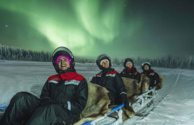 Paseo en trineo bajo la aurora boreal - Foto 5