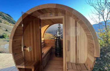 Nouveau chalet d'architecte Le Lauzaret sauna et jacuzzi Villard-Reculas - Foto 6